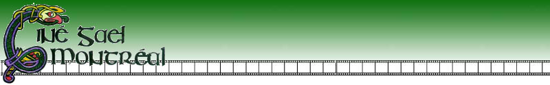 Ciné Gael Montréal's 1st season banner