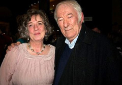 Margo Harkin with Seamus Heaney